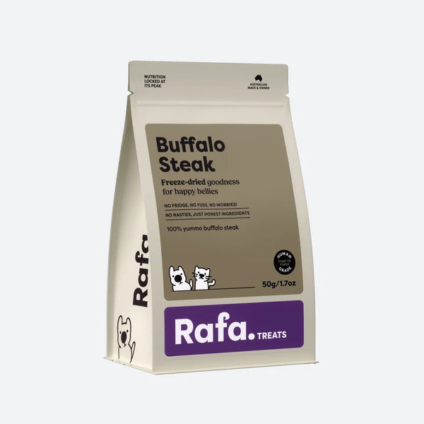 Raw Freeze-Dried Buffalo Steak