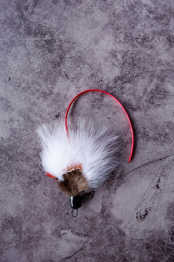 Soft Body Bird Feather Cat Teaser Wand Refill Toy