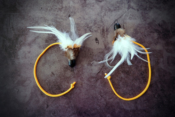 Canary String Feather Cat Teaser Wand Refill Toy