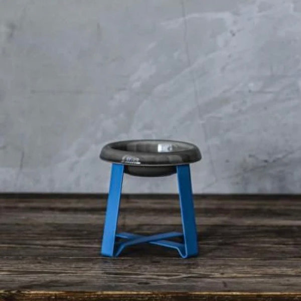 Food Stand Blue Grey