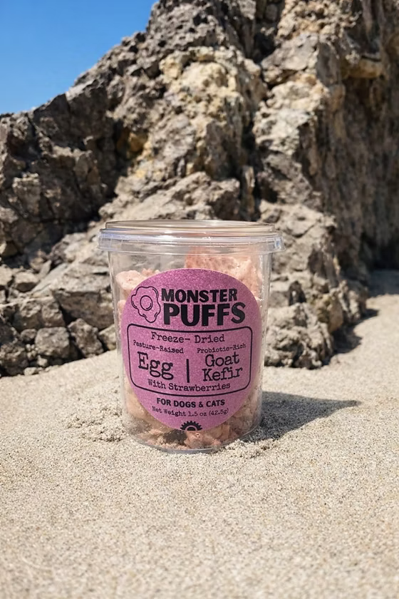 Freeze-Dried Organic Egg & Goat Kefir (Organic Strawberry)