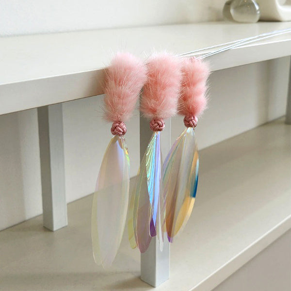 Catch the Tail Cat Teaser Wand Toy