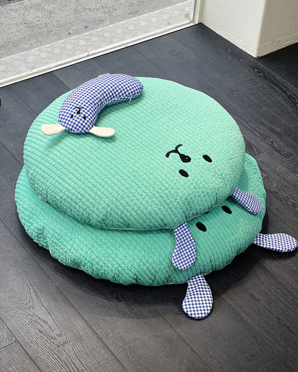 Hug Me Mini Pillow – Forest Blue