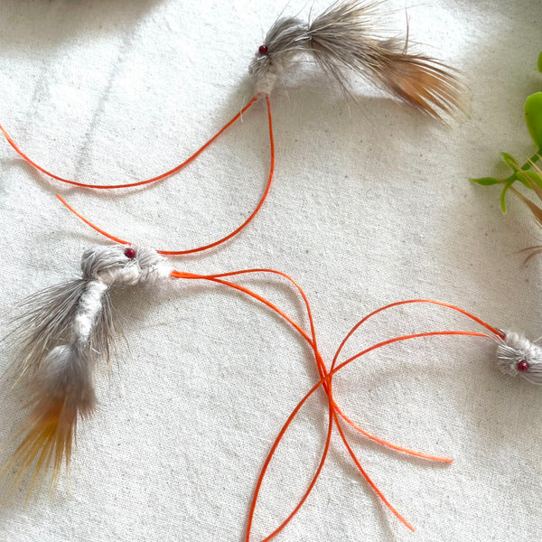 Mini Red Eye Reed Bug Cat Teaser Refill Toy