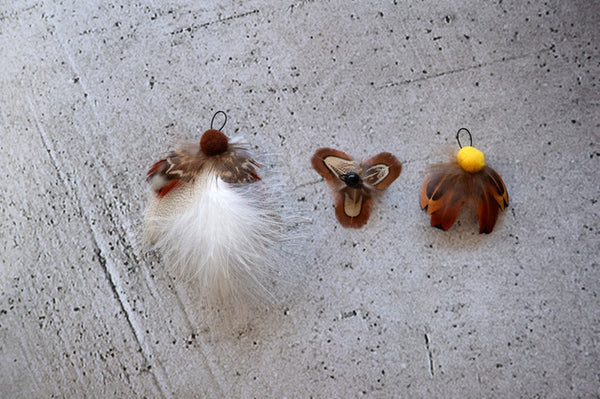 Fluffy Butterfly Feather Cat Teaser Wand Refill Toy