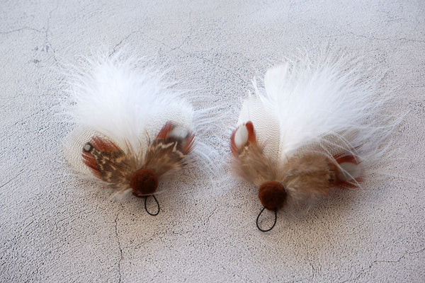 Fluffy Butterfly Feather Cat Teaser Wand Refill Toy