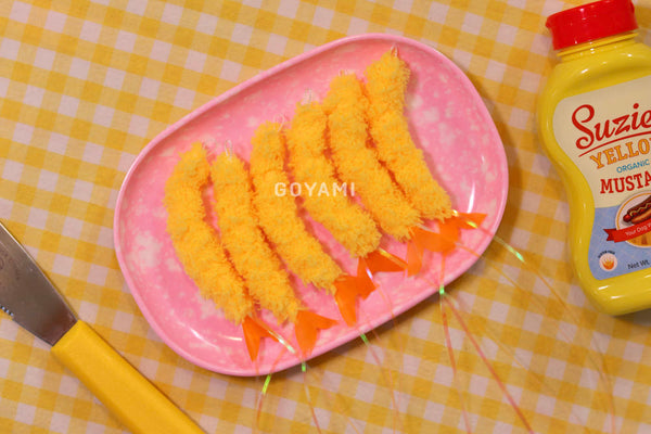 Fried Shrimp Cat Fishing Rod Refill Toy