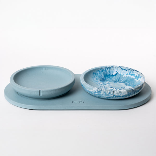 Whisker Friendly Bowl Bluebird Marble