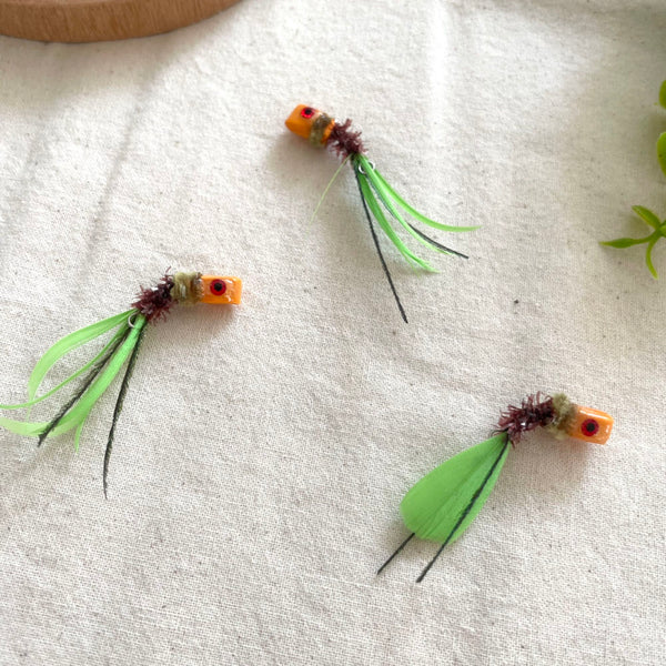 Mini Orange Head Shiri Cat Teaser Refill Toy