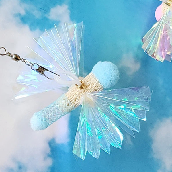 Mini Crinkle Butterfly Cat Teaser Refill Toy