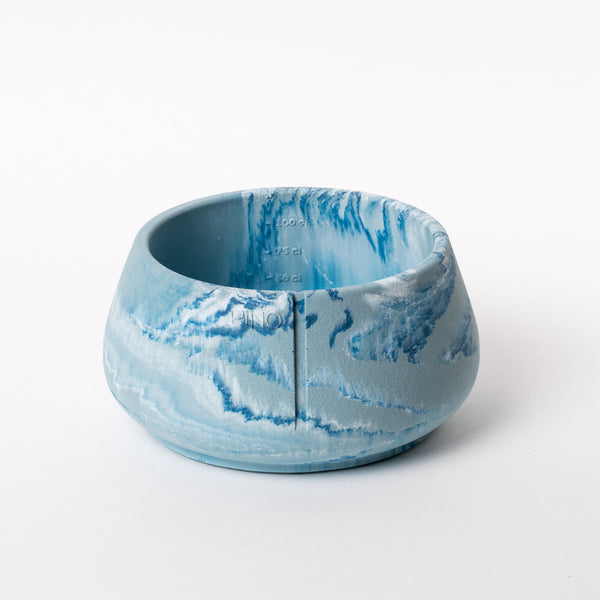 Long Ears Bowl Bluebird Marble (Medium)