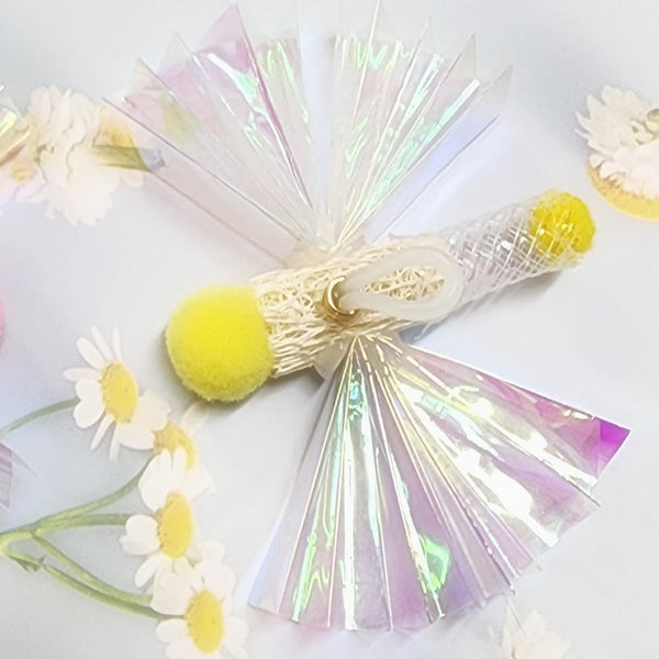 Mini Crinkle Butterfly Cat Teaser Refill Toy