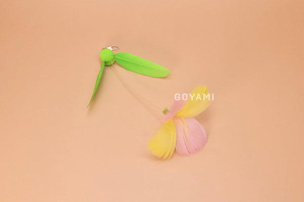 Spinning Mini Tulip Cat Fishing Rod Refill Toy