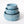 Slow Feeder Bowl Bluebird Marble (Medium)