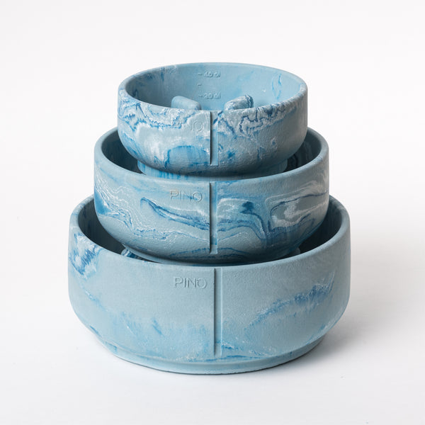 Slow Feeder Bowl Bluebird Marble (Medium)