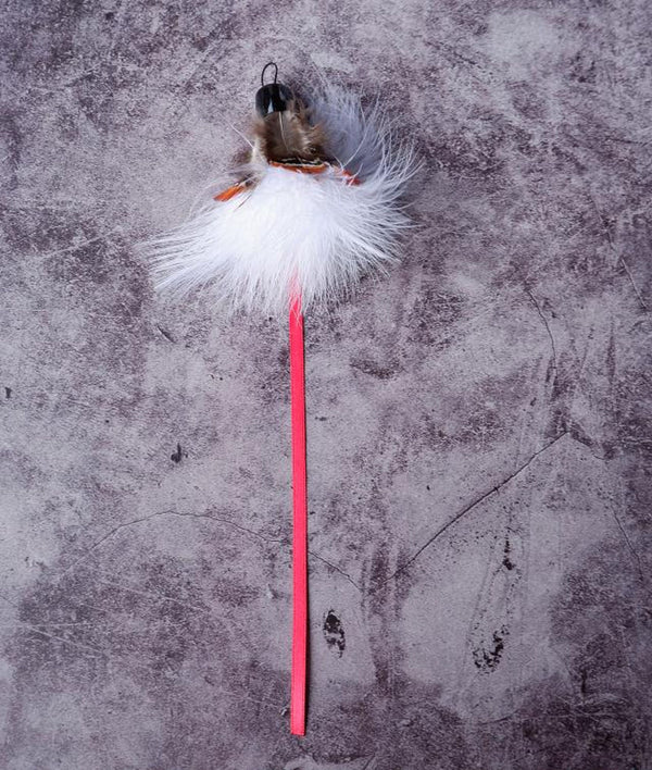 Soft Body Bird Feather Cat Teaser Wand Refill Toy