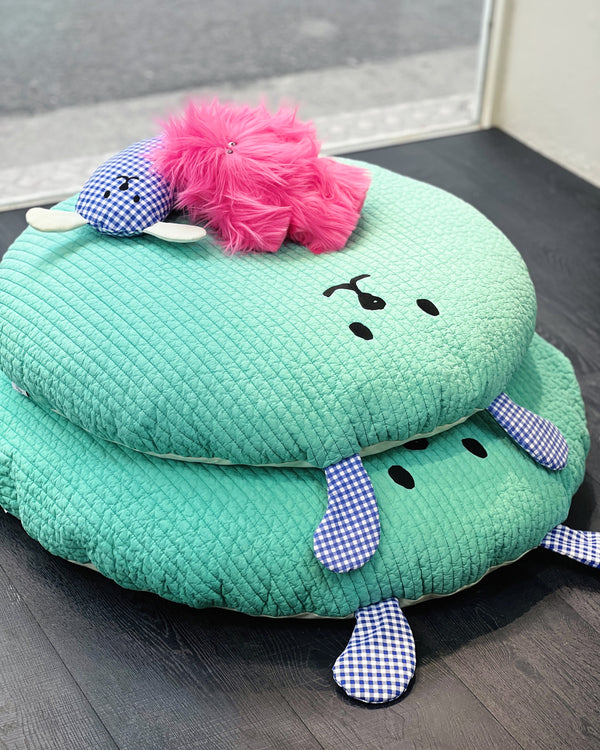 Hug Me Mini Pillow – Forest Blue