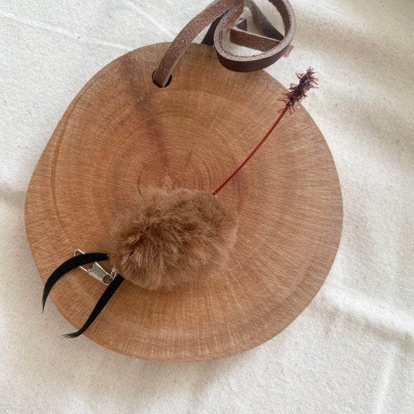Chestnut Pom Bug Cat Teaser Refill Toy