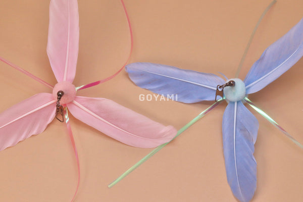 Spinning Flutter Pinwheel Cat Fishing Rod Refill Toy