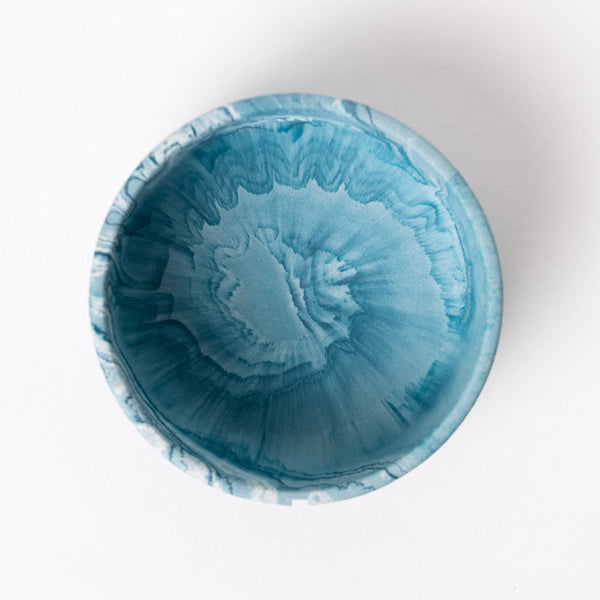 Whisker Friendly Bowl Bluebird Marble