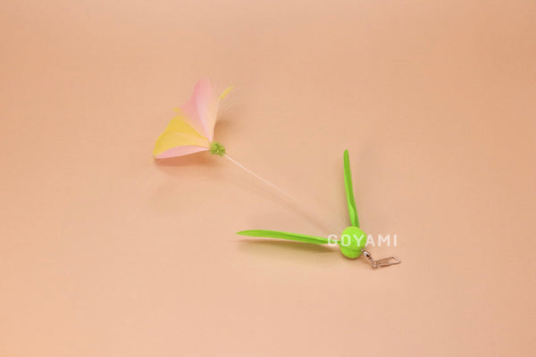 Spinning Mini Tulip Cat Fishing Rod Refill Toy
