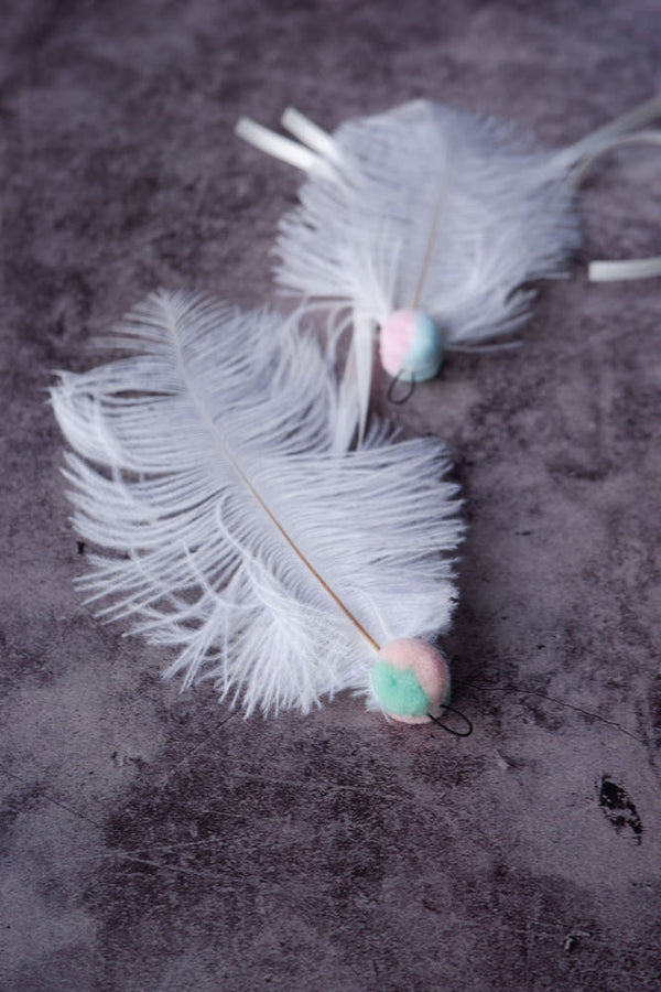 Angel Wing Feather Cat Teaser Wand Refill Toy