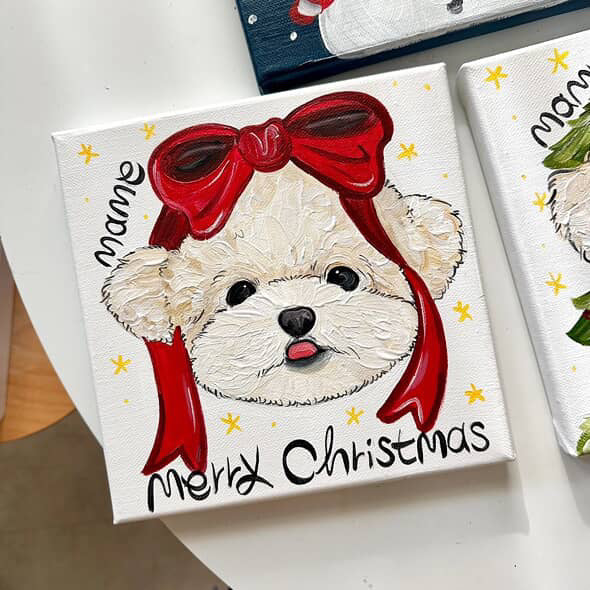 [PRE ORDER] Custom Pet Portrait Christmas Edition 2025