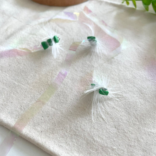 Mini Green Crinkle Beetle Cat Teaser Refill Toy