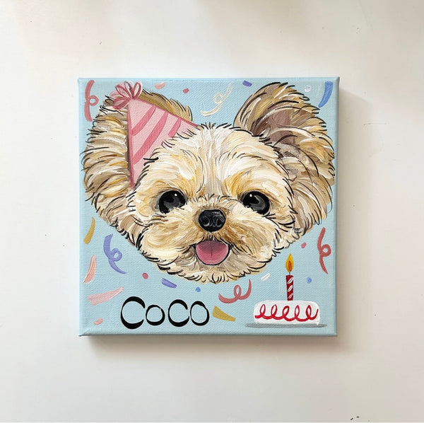 [PRE ORDER] Custom Pet Portrait Birthday Edition
