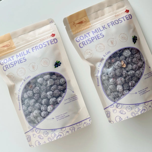 Goat Milk Frosted Crispies - Blueberry