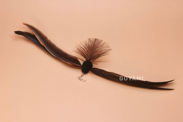 Spinning Crow Cat Fishing Rod Refill Toy