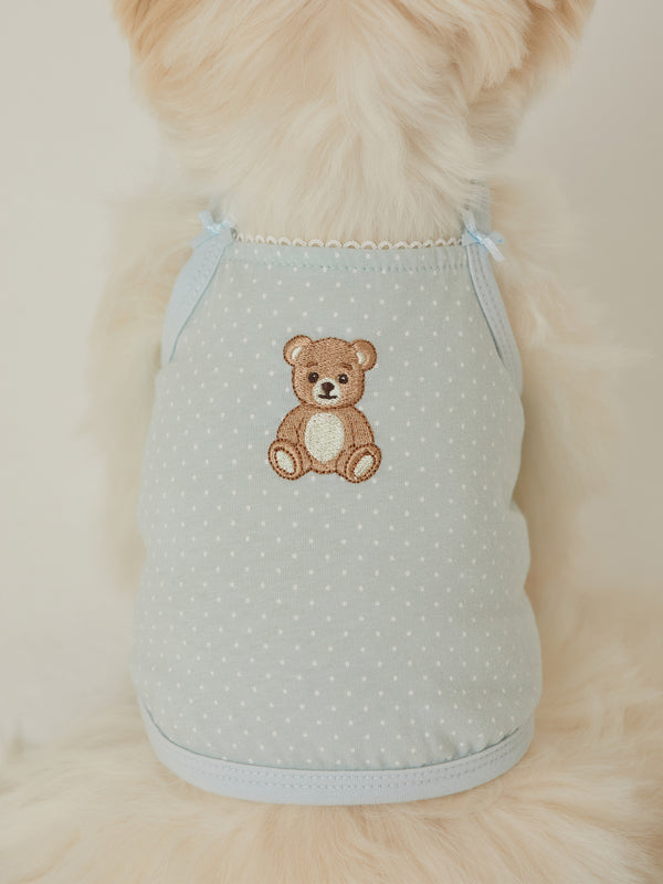 Roony Bear Top (Mint Milk)