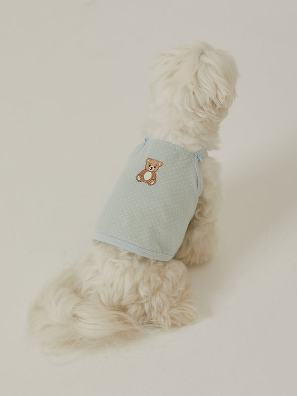 Roony Bear Top (Mint Milk)