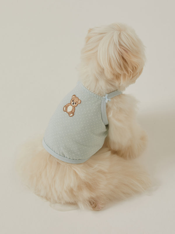 Roony Bear Top (Mint Milk)