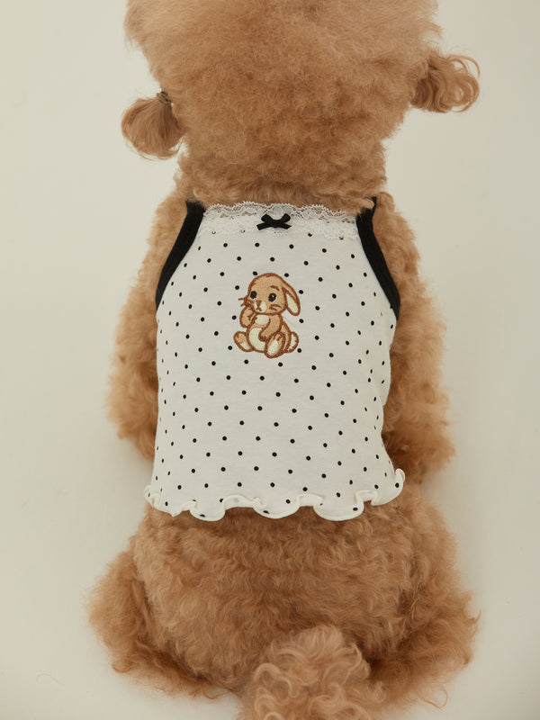 Bunny Top (White Dot)