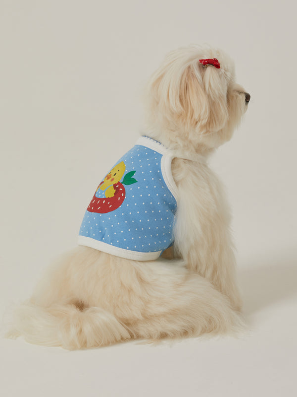 Vacation Duck Top (Blue Dot)