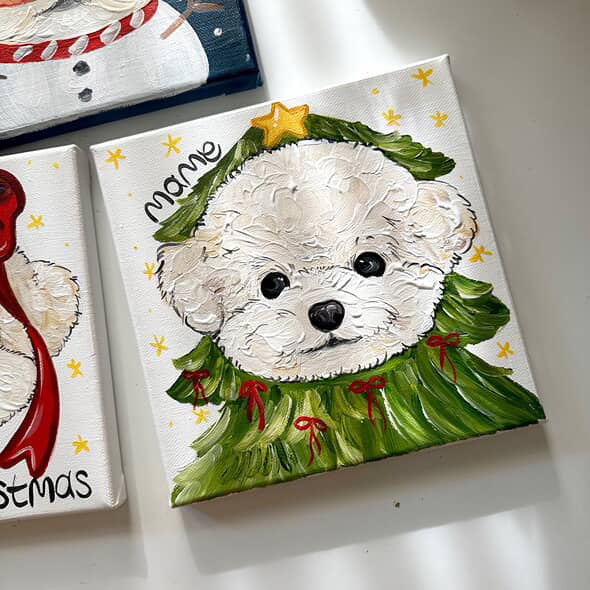 [PRE ORDER] Custom Pet Portrait Christmas Edition 2025
