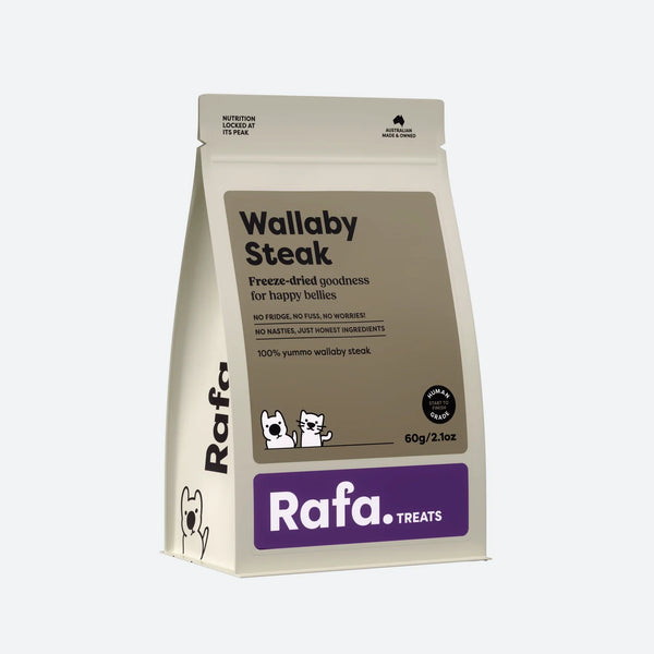 Raw Freeze-Dried Wallaby Steak