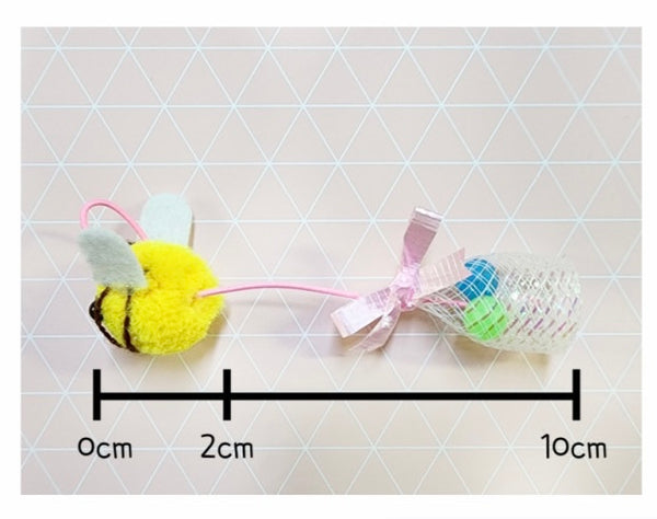 Honey Bee & Honey Jar Cat Teaser Refill Toy