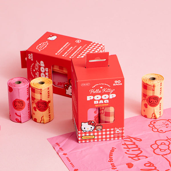 [PRE OEDER] Hello Kitty Poop Bags (90 Bags)