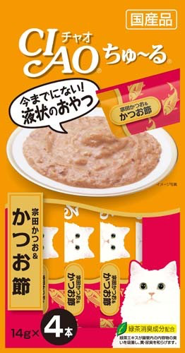 Churu Skipjack Tuna & Bonito Flakes Cat Treat