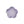 Flower Plate 14cm - Bluebell Purple