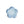 Flower Plate 14cm - Coastal Blue