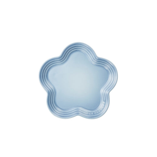 Flower Plate 14cm - Coastal Blue