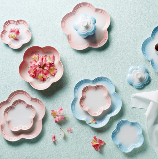 Flower Plate 14cm - Shell Pink