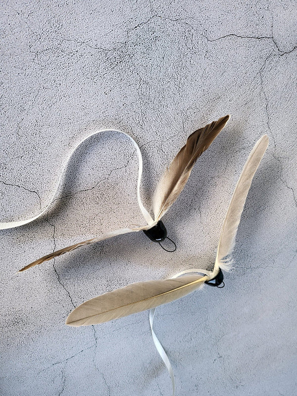 New Whistle Feather Cat Teaser Wand Refill Toy