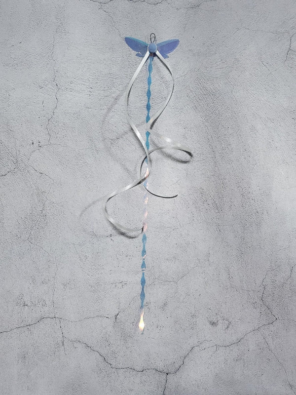 Flutter Transparent Butterfly Cat Teaser Wand Refill Toy