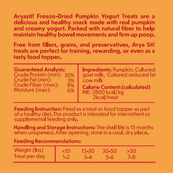 Freeze-Dried Pumpkin Yogurt
