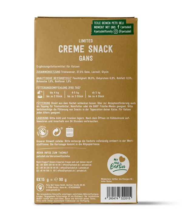 Limited Creme Snack Goose