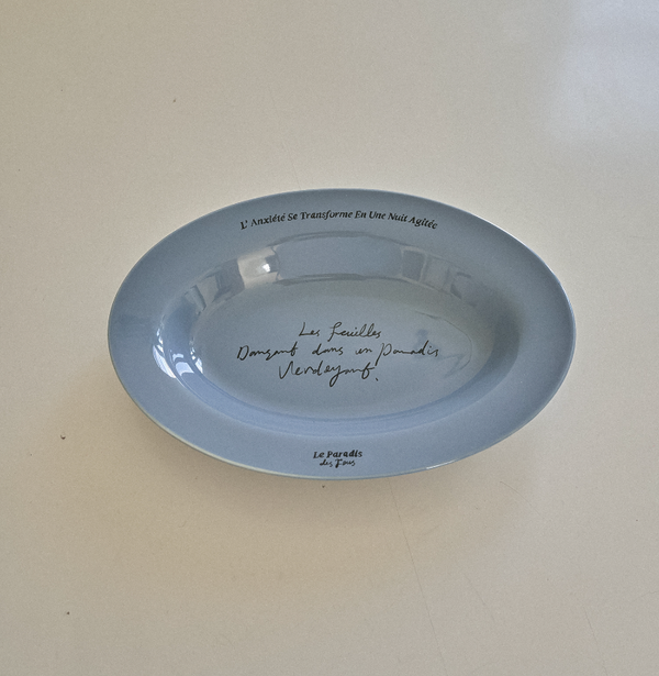 Le Paradis Oval Plate